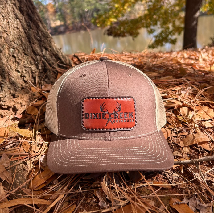 Dixie Creek Outdoors Richardson 112 Patch Hat - Brown/Khaki