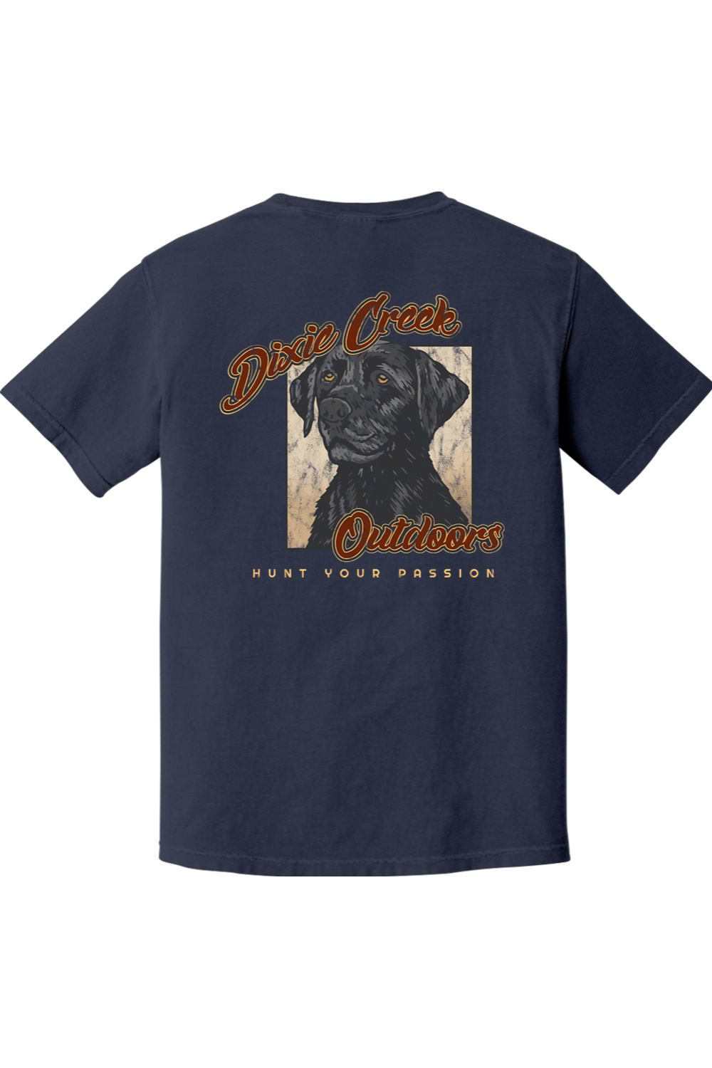 Adult Dixie Lab - Comfort Colors Short Sleeve Shirt