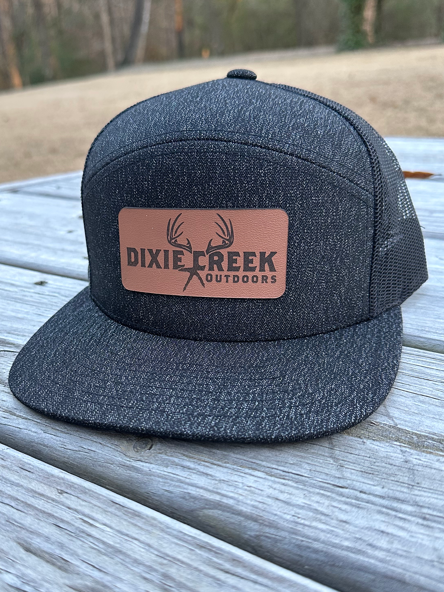 DCO Leather Patch 6 Panel - Pacific Headwear