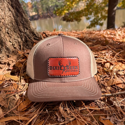 Dixie Creek Outdoors Richardson 112 Patch Hat - Brown/Khaki