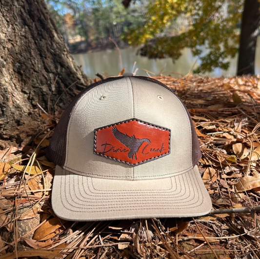 Feet Down Richardson 112 Patch Hat - Khaki/Coffee