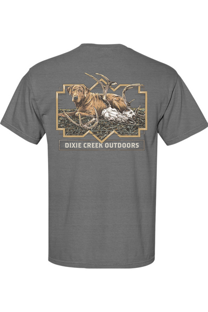 Adult Shed Dog - Comfort Colors Short Sleeve Pocket Shirt