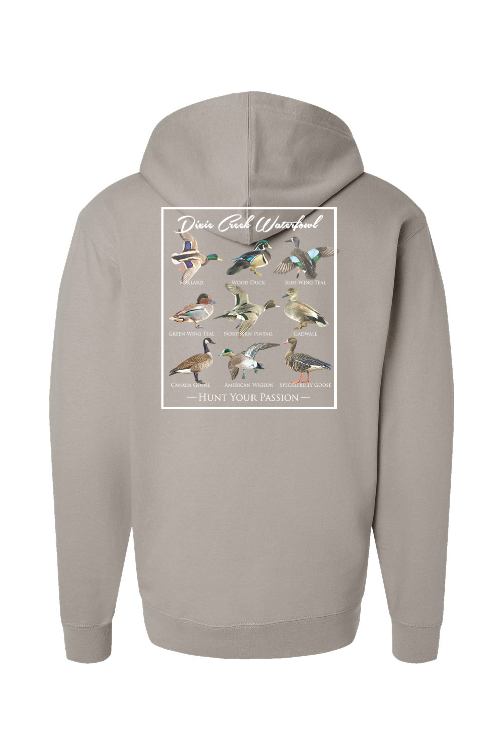 Adult Duck Chart - Midweight Hooded Sweatshirt