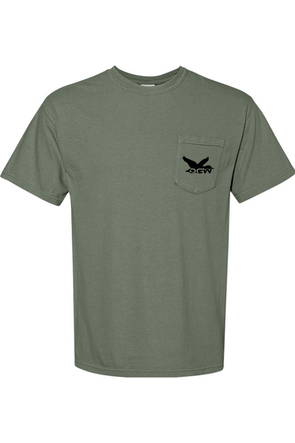 Adult Pintail - Comfort Colors Short Sleeve Pocket Shirt