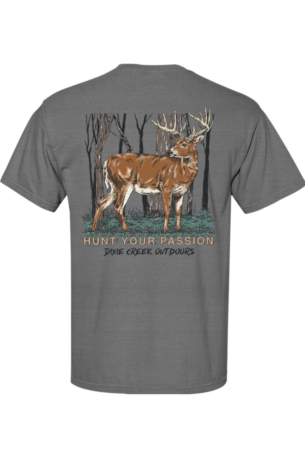 Adult Whitetail Madness - Comfort Colors Short Sleeve Pocket Shirt