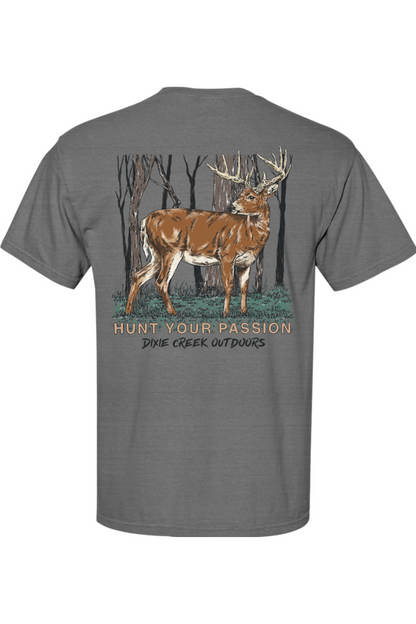 Adult Whitetail Madness - Comfort Colors Short Sleeve Pocket Shirt