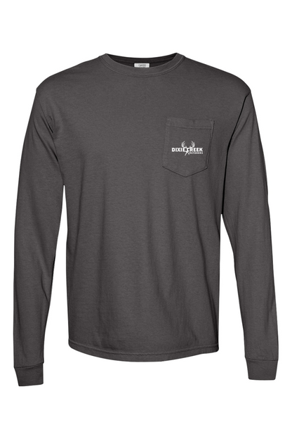 Adult DCO Whitetail - Comfort Colors Long Sleeve Pocket T-Shirt