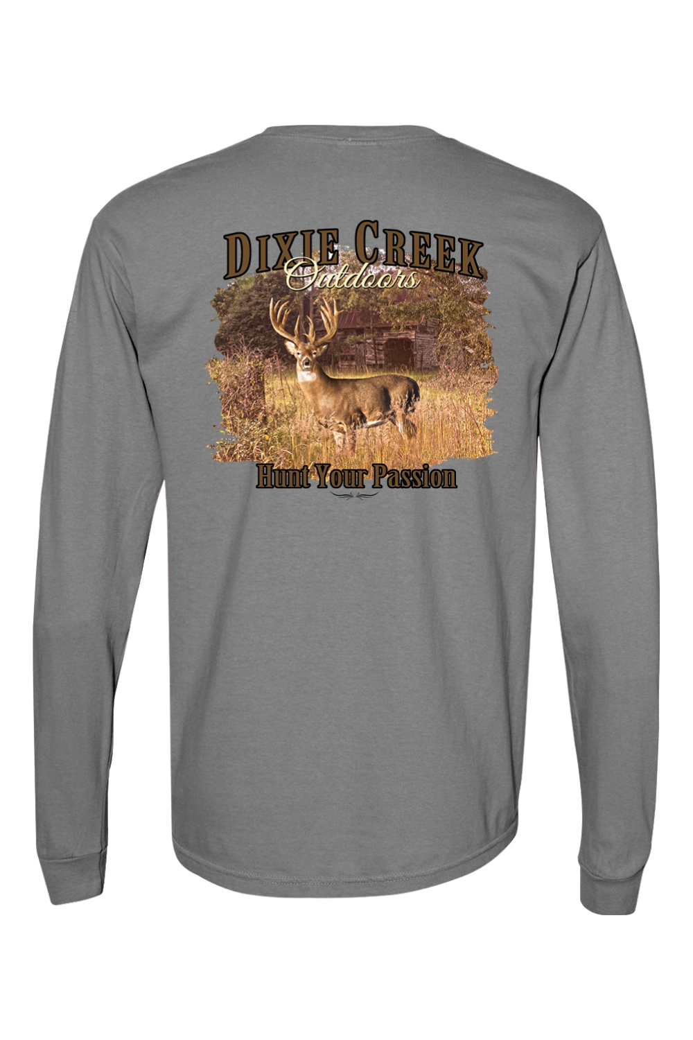 Adult DCO Whitetail - Comfort Colors Long Sleeve Pocket T-Shirt