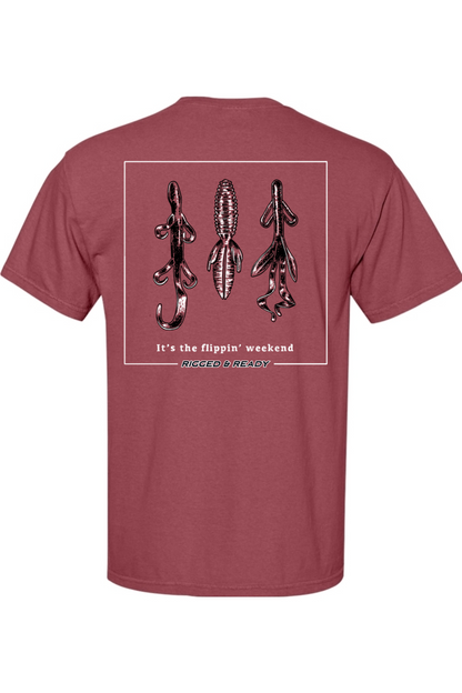 Adult RR Flippin' Weekend - Comfort Colors Short Sleeve Pocket Shirt