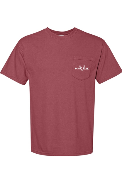 Adult Whitetail Madness - Comfort Colors Short Sleeve Pocket Shirt
