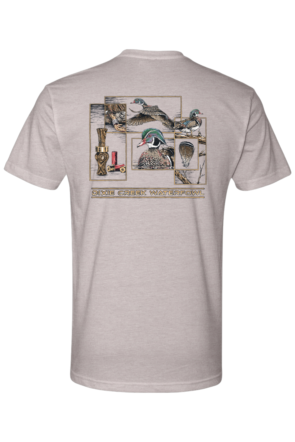 Adult Wood Duck Collage - Next Level CVC Crew