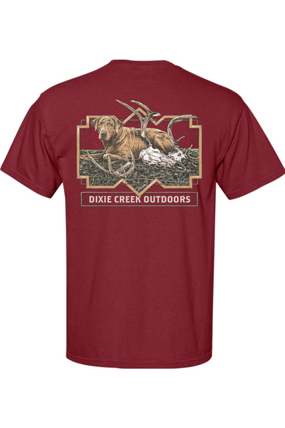 Adult Shed Dog - Comfort Colors Short Sleeve Pocket Shirt