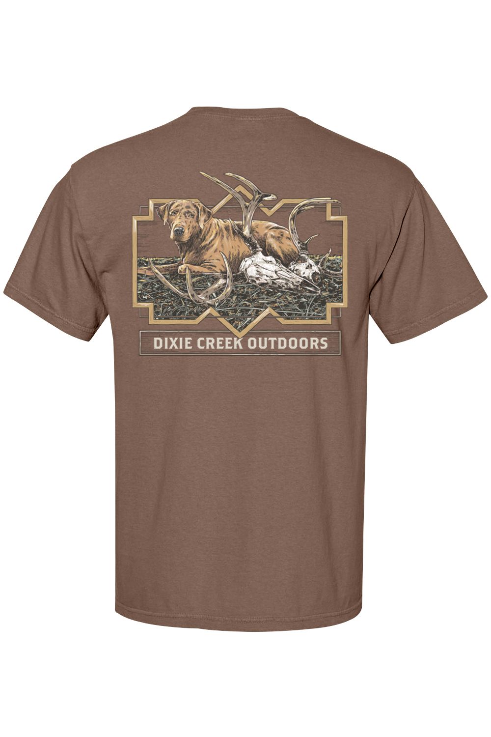 Adult Shed Dog - Comfort Colors Short Sleeve Pocket Shirt