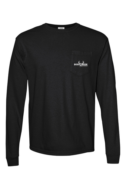Adult DCO Whitetail - Comfort Colors Long Sleeve Pocket T-Shirt