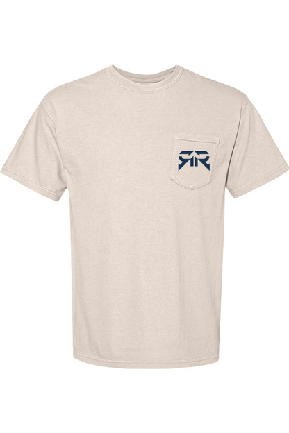 Adult RR Red Drum - Comfort Colors Short Sleeve Pocket Shirt