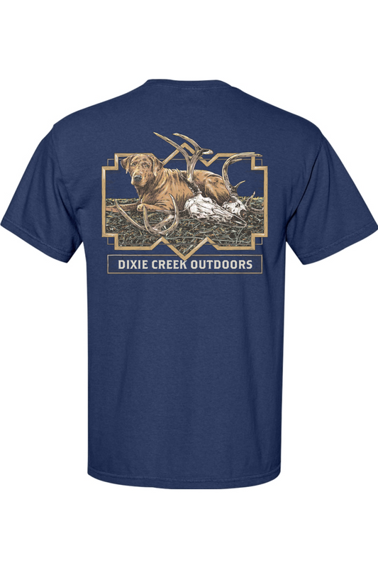 Adult Shed Dog - Comfort Colors Short Sleeve Pocket Shirt