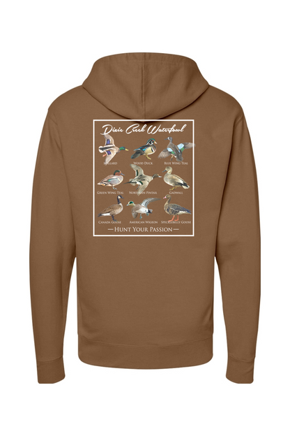 Adult Duck Chart - Midweight Hooded Sweatshirt