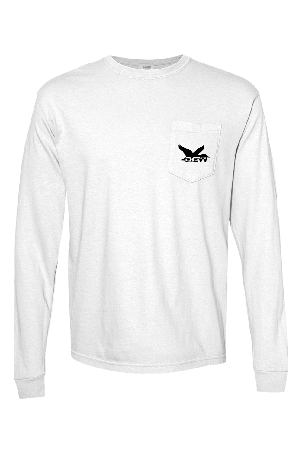 Adult DCW Mallard - Comfort Colors Long Sleeve Pocket T-Shirt