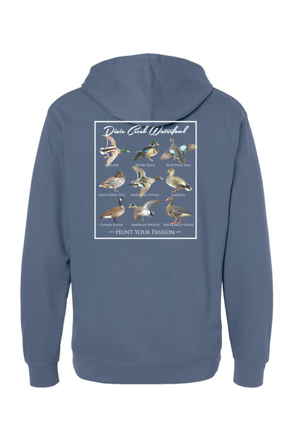 Adult Duck Chart - Midweight Hooded Sweatshirt
