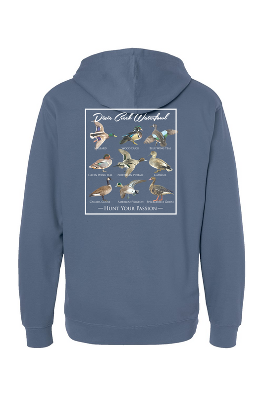 Adult Duck Chart - Midweight Hooded Sweatshirt