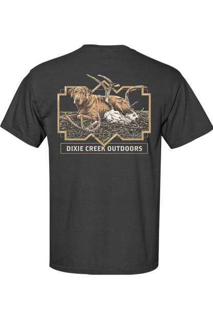Adult Shed Dog - Comfort Colors Short Sleeve Pocket Shirt