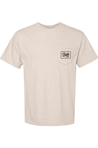 Adult Whitetail Crossing - Comfort Colors Short Sleeve Pocket Shirt