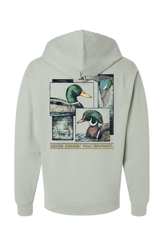 Adult Trois - Midweight Hooded Sweatshirt