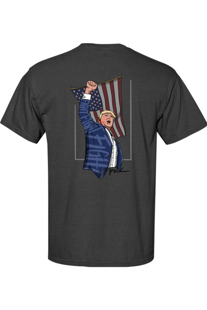 Adult Fight: The American Spirit - Comfort Colors Short Sleeve Pocket Shirt
