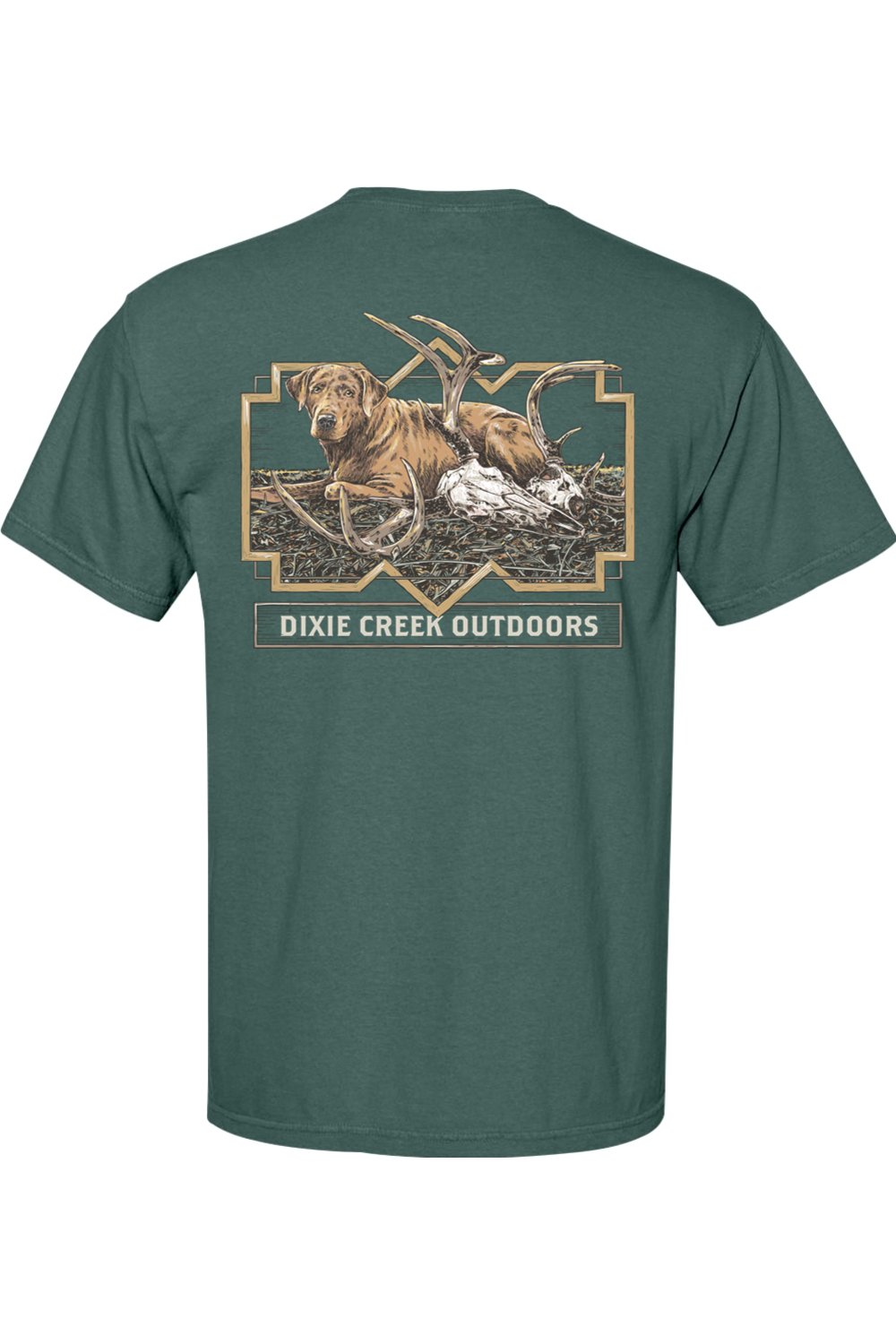 Adult Shed Dog - Comfort Colors Short Sleeve Pocket Shirt