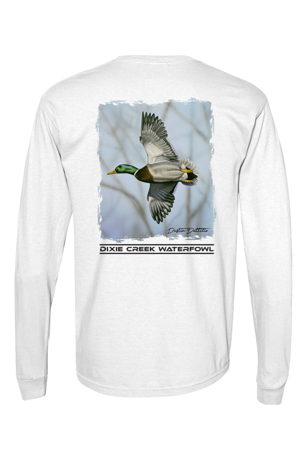 Adult DCW Mallard - Comfort Colors Long Sleeve Pocket T-Shirt