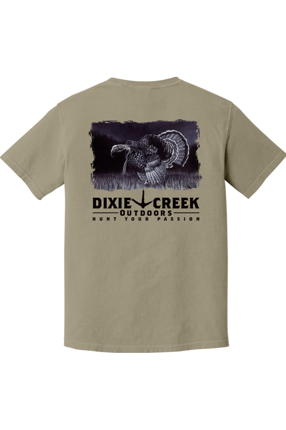 Adult BW Turkey - Comfort Colors Short Sleeve Shirt