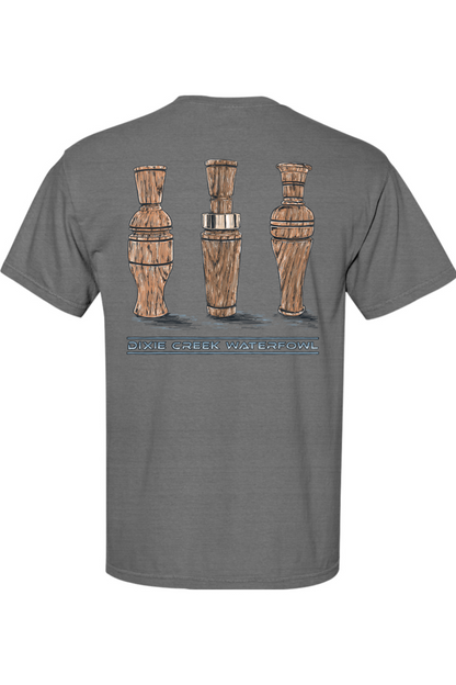Adult Wooden Trio - Comfort Colors Short Sleeve Pocket Shirt