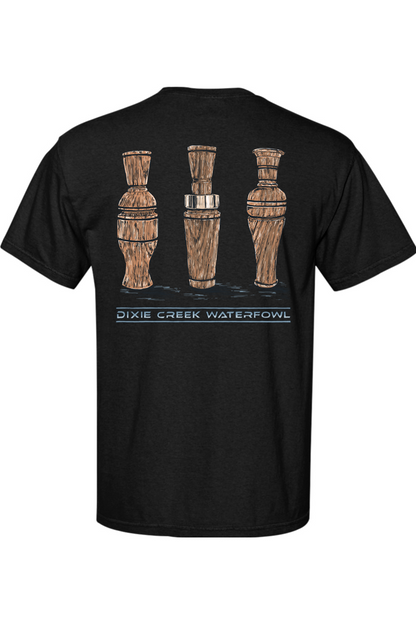 Adult Wooden Trio - Comfort Colors Short Sleeve Pocket Shirt