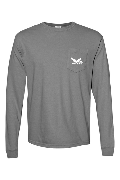 Adult Duck Chart - Comfort Colors Long Sleeve Pocket T-Shirt