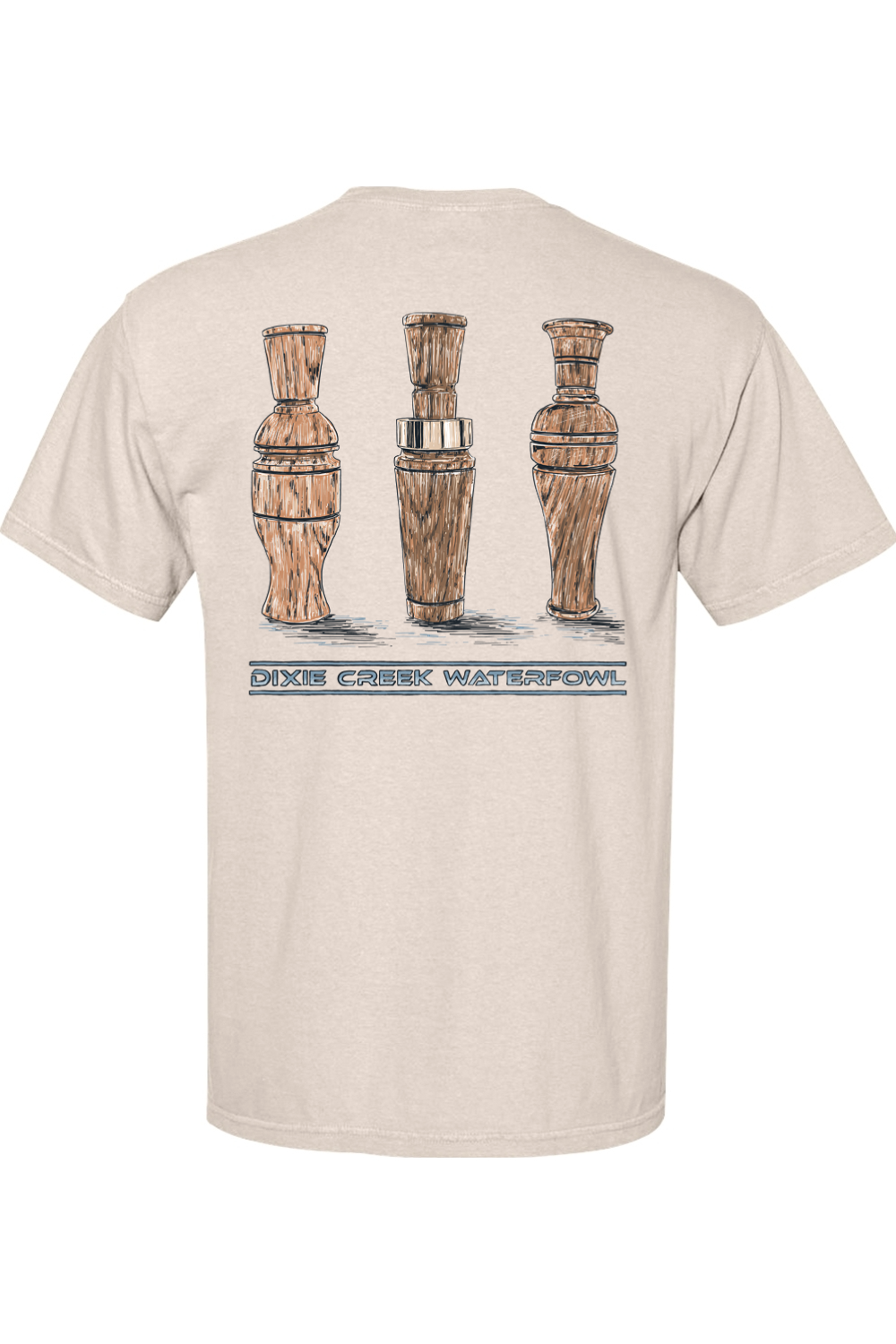 Adult Wooden Trio - Comfort Colors Short Sleeve Pocket Shirt