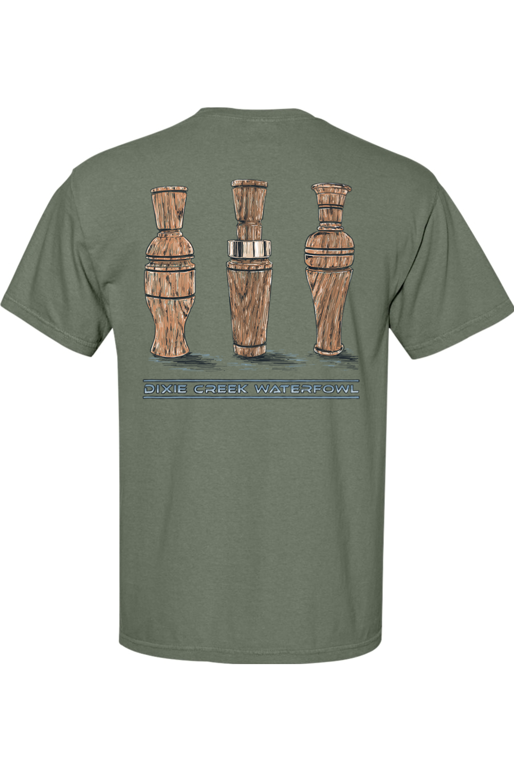 Adult Wooden Trio - Comfort Colors Short Sleeve Pocket Shirt