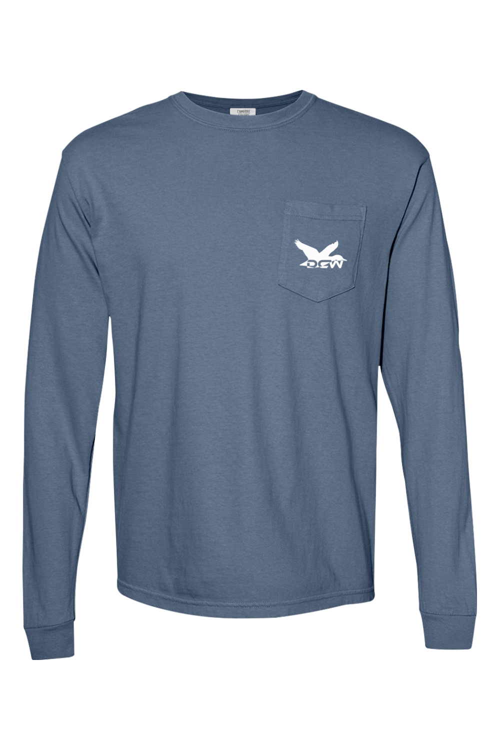 Adult Dixie Lab - Comfort Colors Long Sleeve Pocket T-Shirt