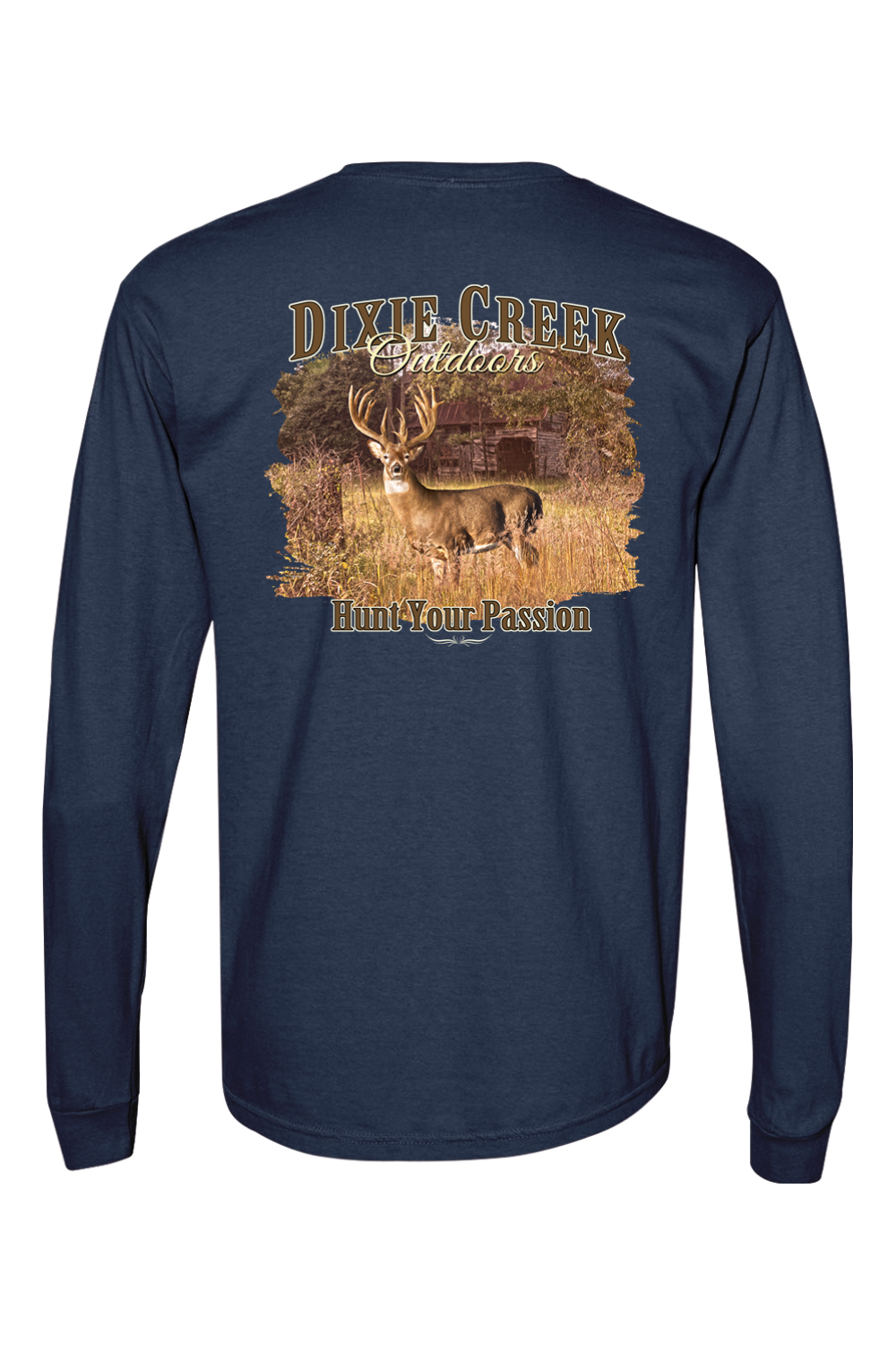 Adult DCO Whitetail - Comfort Colors Long Sleeve Pocket T-Shirt