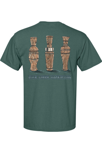 Adult Wooden Trio - Comfort Colors Short Sleeve Pocket Shirt