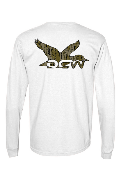 Adult Oak Creek Camo - Comfort Colors Long Sleeve Pocket T-Shirt