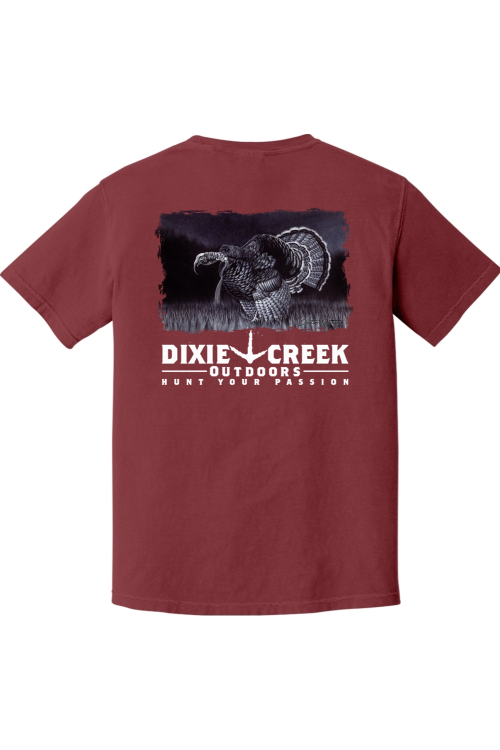 Adult BW Turkey - Comfort Colors Short Sleeve Shirt