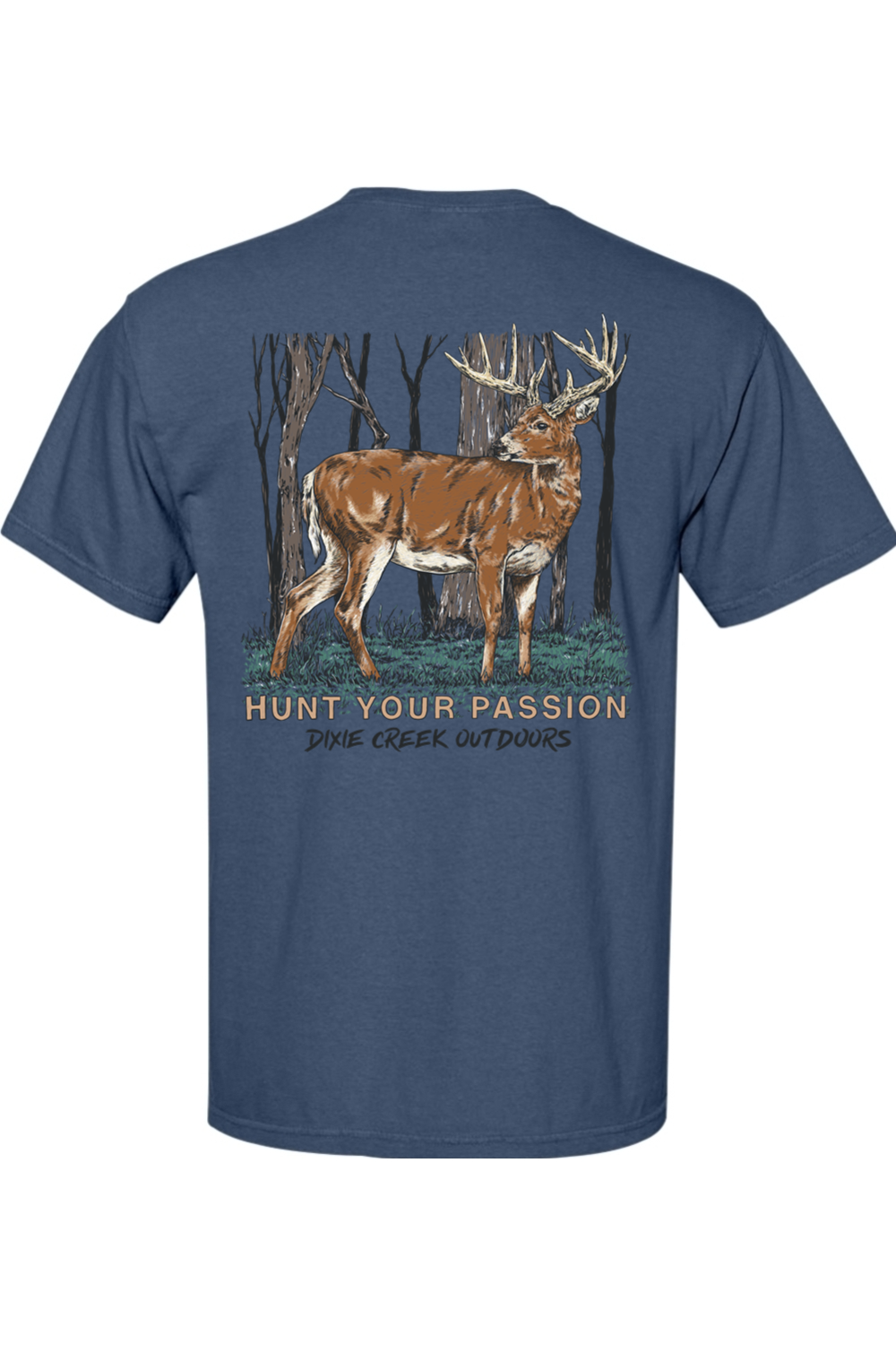 Adult Whitetail Madness - Comfort Colors Short Sleeve Pocket Shirt