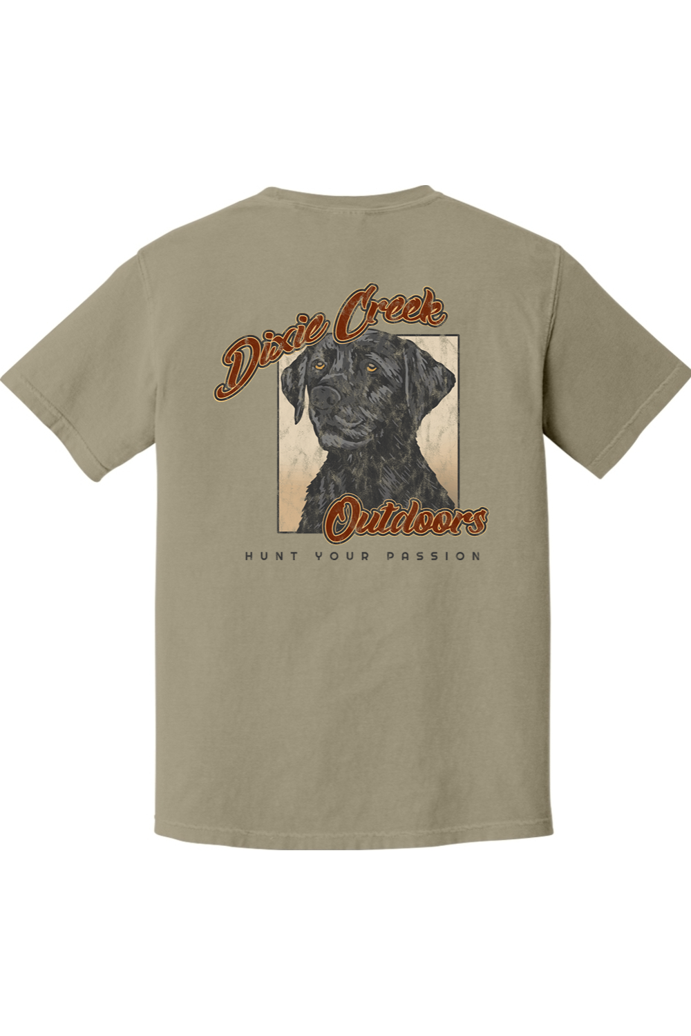 Adult Dixie Lab - Comfort Colors Short Sleeve Shirt