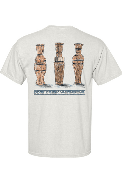 Adult Wooden Trio - Comfort Colors Short Sleeve Pocket Shirt