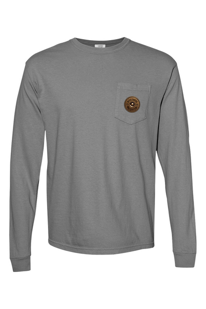 Adult Oak Creek Camo - Comfort Colors Long Sleeve Pocket T-Shirt