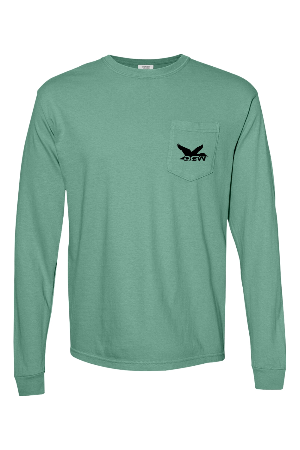 Adult DCW Mallard - Comfort Colors Long Sleeve Pocket T-Shirt