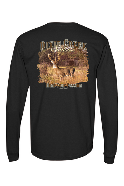 Adult DCO Whitetail - Comfort Colors Long Sleeve Pocket T-Shirt