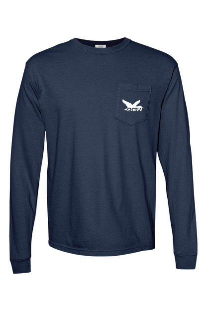 Adult Duck Chart - Comfort Colors Long Sleeve Pocket T-Shirt