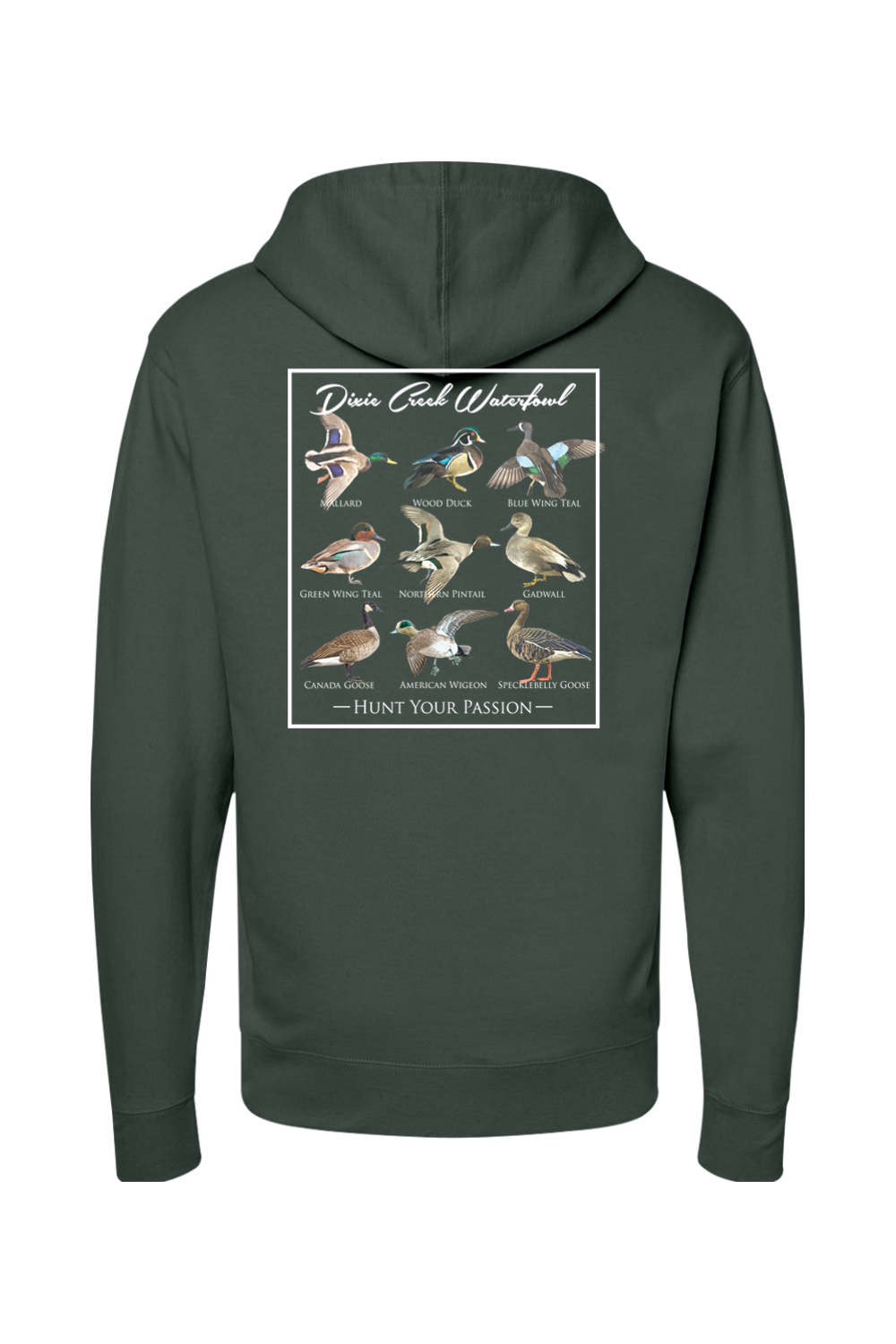 Adult Duck Chart - Midweight Hooded Sweatshirt