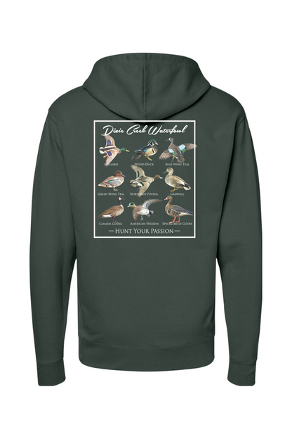Adult Duck Chart - Midweight Hooded Sweatshirt